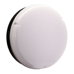 BELL 9W (900LM) IP65 LED ROUND BLACK/OPAL BULKHEAD 192MM DIA