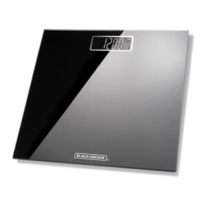 BLACK & DECKER BLACK BATHROOM SCALES