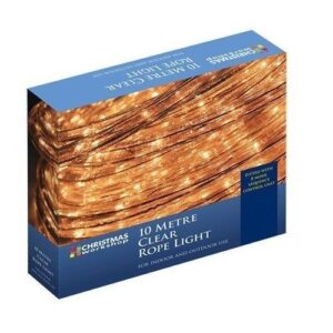 10MTR CLEAR CHASING ROPE LIGHT