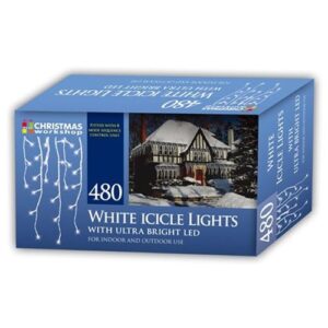 480 LED ICICLE CHASER LIGHTS - COOL WHITE