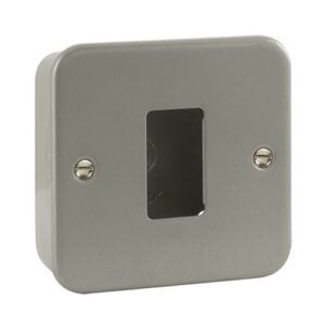 CLICK GRIDPRO METAL CLAD FRONTPLATES GRIDPRO 1-GANG METAL CLAD PLATE