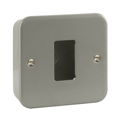 CLICK GRIDPRO METAL CLAD FRONTPLATES GRIDPRO 1-GANG METAL CLAD PLATE