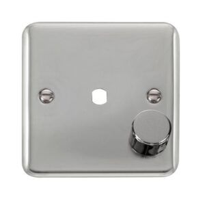 CLICK 1G DIMMER PLATE DECO PLUS POLISHED CHROME