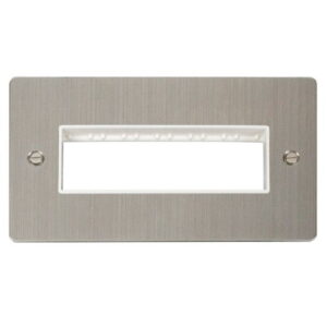 CLICK MINIGRID 6-GANG PLATES 2G PLATE 6 IN LINE SW APERTURE