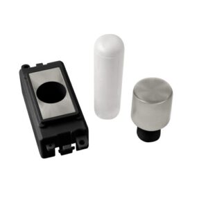 CLICK GRIDPRO MODULES DIMMER 1 MODULE MOUNTING KIT GRIDPRO 1 MOD. DIMMER MOUNTING KIT BLACK SATIN CHROME