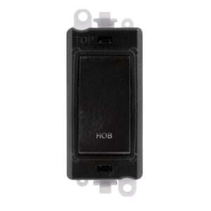 CLICK GRIDPRO BLACK 20A DP SWITCH MODULE HOB (BLACK INS)