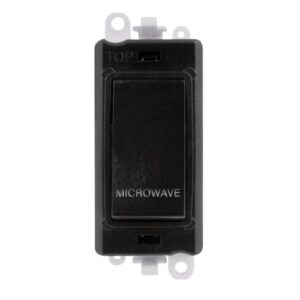 CLICK GRIDPRO BLACK 20A DP SWITCH MODULE MICROWAVE (BLACK INS)
