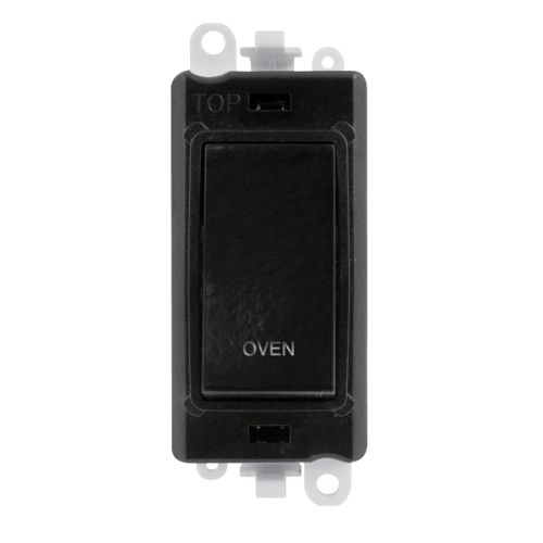 CLICK GRIDPRO BLACK 20A DP SWITCH MODULE OVEN (BLACK INS)