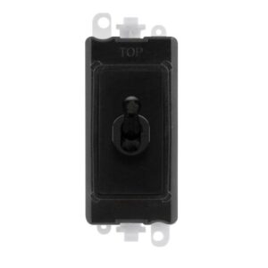 CLICK GRIDPRO MODULES 2 WAY 20AX TOGGLE SWITCH BLACK