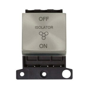 CLICK MINIGRID INGOT MODULES 10A 3 POLE FAN ISO. SW MOD SAT CHR