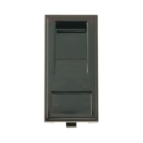 CLICK NEW MEDIA MATT SINGLE MEDIA MODULES RJ45 CAT6 OUTLET MATT BLACK