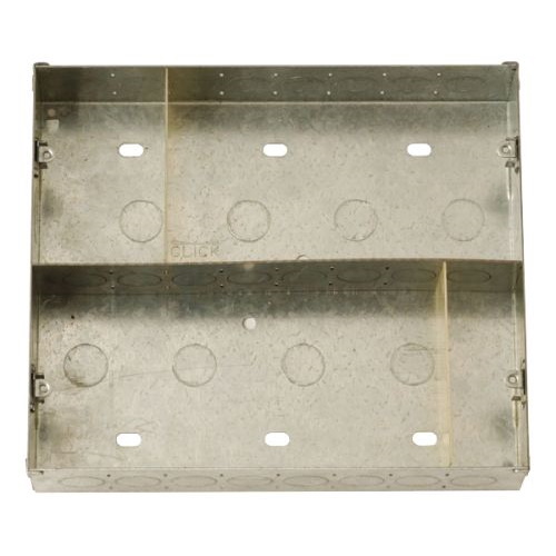 CLICK NEW MEDIA SEMI MODULAR PLATES 16 MODULAR 47MM DEEP K/O BACK BOX