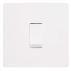 CLICK DEFINITY MATT WHITE 1-GANG 2-WAY SWITCH