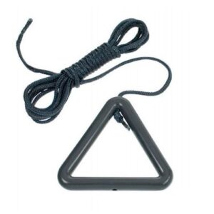 CLICK TRIANGULAR PULL CORD BANGLE ANTHRACITE GREY