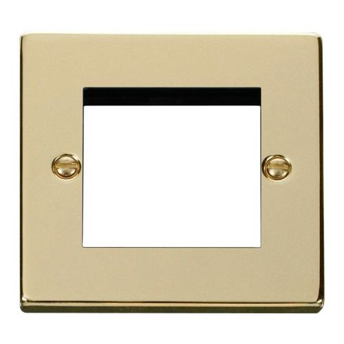 CLICK NEW MEDIA VPBR 1-GANG 2-MODULE PLATE FOR DATA MODULES