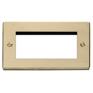 CLICK NEW MEDIA VPBR 2-GANG 4-MODULE PLATE FOR DATA MODULES