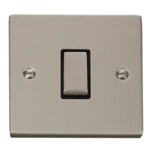 CLICK DECO VICTORIAN PEARL NICKEL INGOT 10A 1-GANG 2 WAY SWITCH