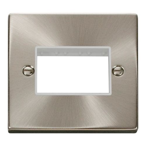 CLICK MINIGRID 1G PLATE TRIPLE SWITCH APERTURE