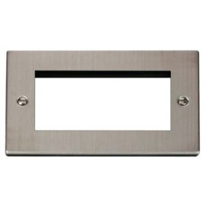 CLICK NEW MEDIA 2-GANG 4-MODULE PLATE FOR DATA MODULES