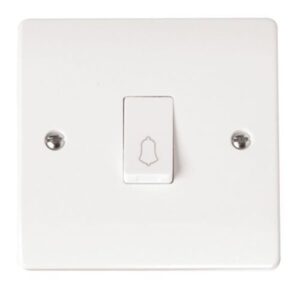 CLICK MODE SWITCH PLATES 1-GANG 1 WAY 10A RETRACTIVE SWITCH BELL