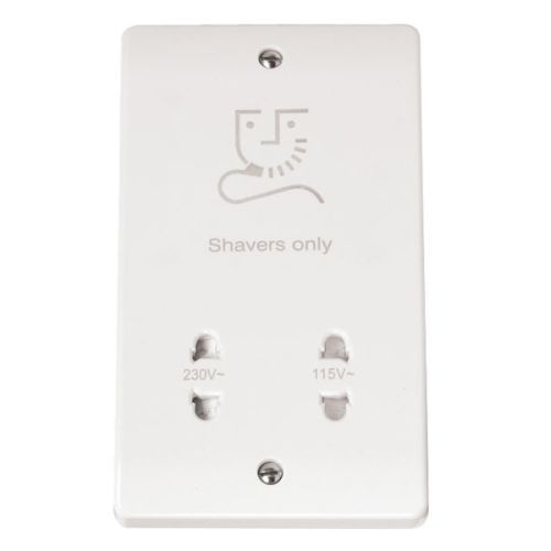 CLICK MODE SOCKET SHAVER DUAL VOLTAGE SHAVER SOCKET OUTLET