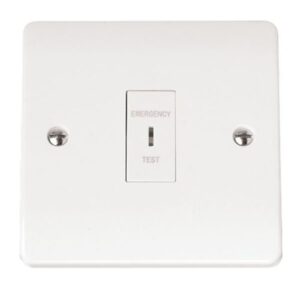 CLICK MODE SWITCH PLATES 10A DP KEY PLATE SWITCH EMERGENCY TEST