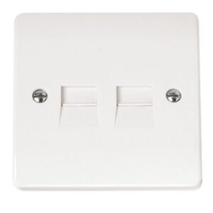 CLICK MODE TELEPHONE/DATA OUTLETS 2G TWIN TELEPHONE OUTLET S