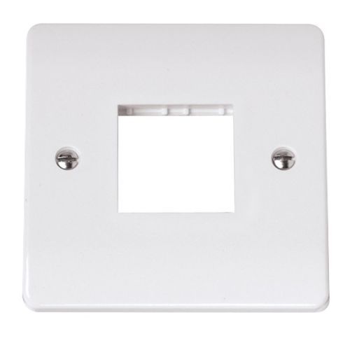 CLICK MODE UNFURNISHED PLATES MINIGRID SINGLE SWITCH PLATE2-GANG APERTURE