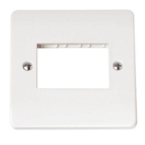 CLICK MINIGRID UNFURNISHED PLATES MODE SINGLE SWITCH PLATE 3-GANG APERTURE