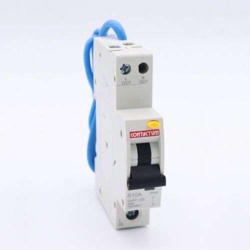 CONTACTUM 10A 6KA CLASS A TYPE B SP RCBO COMPACT