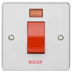 CRABTREE 1G 45A SWITCH (BOILER)
