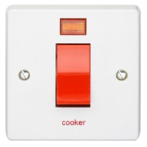 CRABTREE 1G 45A SWITCH (COOKER)