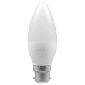 CROMPTON LED THERMAL PLASTIC CANDLE SMART DIMMABLE 5W 3000K WARM WHITE BC-B22