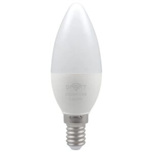 CROMPTON LED THERMAL PLASTIC CANDLE SMART DIMMABLE 5W 3000K WARM WHITE SES-E14