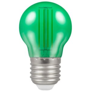CROMPTON LED FILAMENT GOLFBALL HARLEQUIN NON-DIMMABLE 4.5W GREEN ES-E27