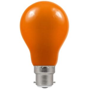 CROMPTON LED GLS COLOURED NON-DIMMABLE 1.5W AMBER BC-B22