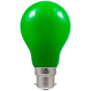 LED COLOURED GLS BC 1.5W=240V GREEN