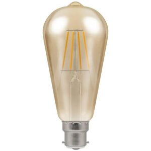 CROMPTON LED DECORATIVE ST64 ANTIQUE DIMMABLE 7.5W 2200K BC-B22