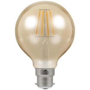 CROMPTON LED DECORATIVE GLOBE G80 ANTIQUE DIMMABLE 5W 2200K BC-B22