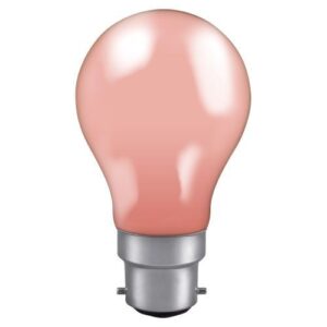 CROMPTON 25W BC PINK GLS