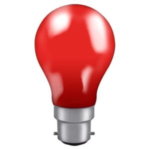 CROMPTON 25W BC RED GLS