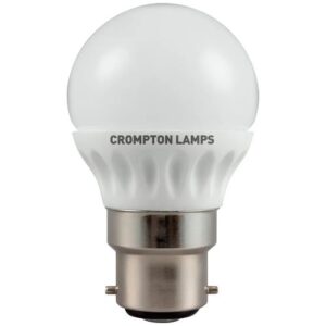 CROMPTON LED G/BALL 4W BC 400LM 3000K