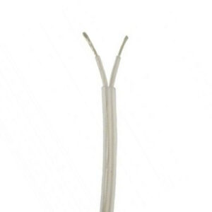 .75MM 2192Y 2C OVAL WHITE/BLACK PER MTR