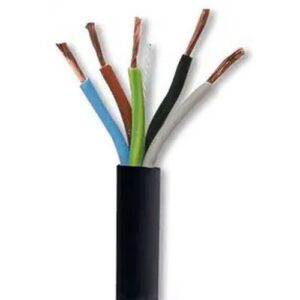 1.5MM 3185Y 5-CORE FLEX BLK/WHT(PER MTR)