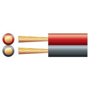FIGURE 8 POWER SPEAKER CABLE RED BLACK 2 X 14X0.18