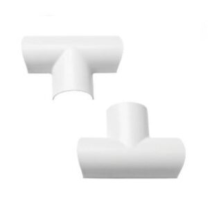 D-LINE 30X15 WHITE EQUAL TEE BENDS(PK.2)