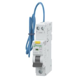 DANSON 16A DOUBLE POLE 30mA A-TYPE RCBO COMPACT