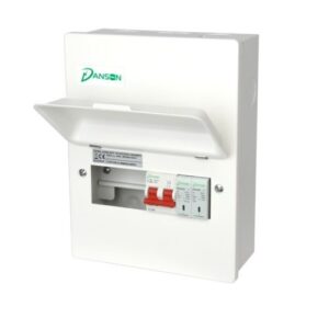 DANSON METAL 18-MODULE (15-WAY) 100A M/SWITCH BOARD WITH SPD