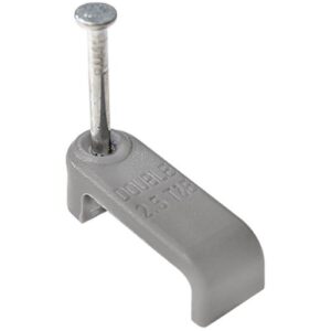 DELIGO DOUBLE 2.5MM FLAT TWIN & EARTH CLIP (100)