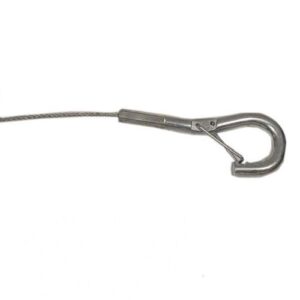 HANGTYTE 3MTR WIRE ROPE+1 X SNAP HOOK
